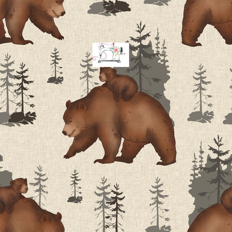 BEBE OURS BRUN LIN