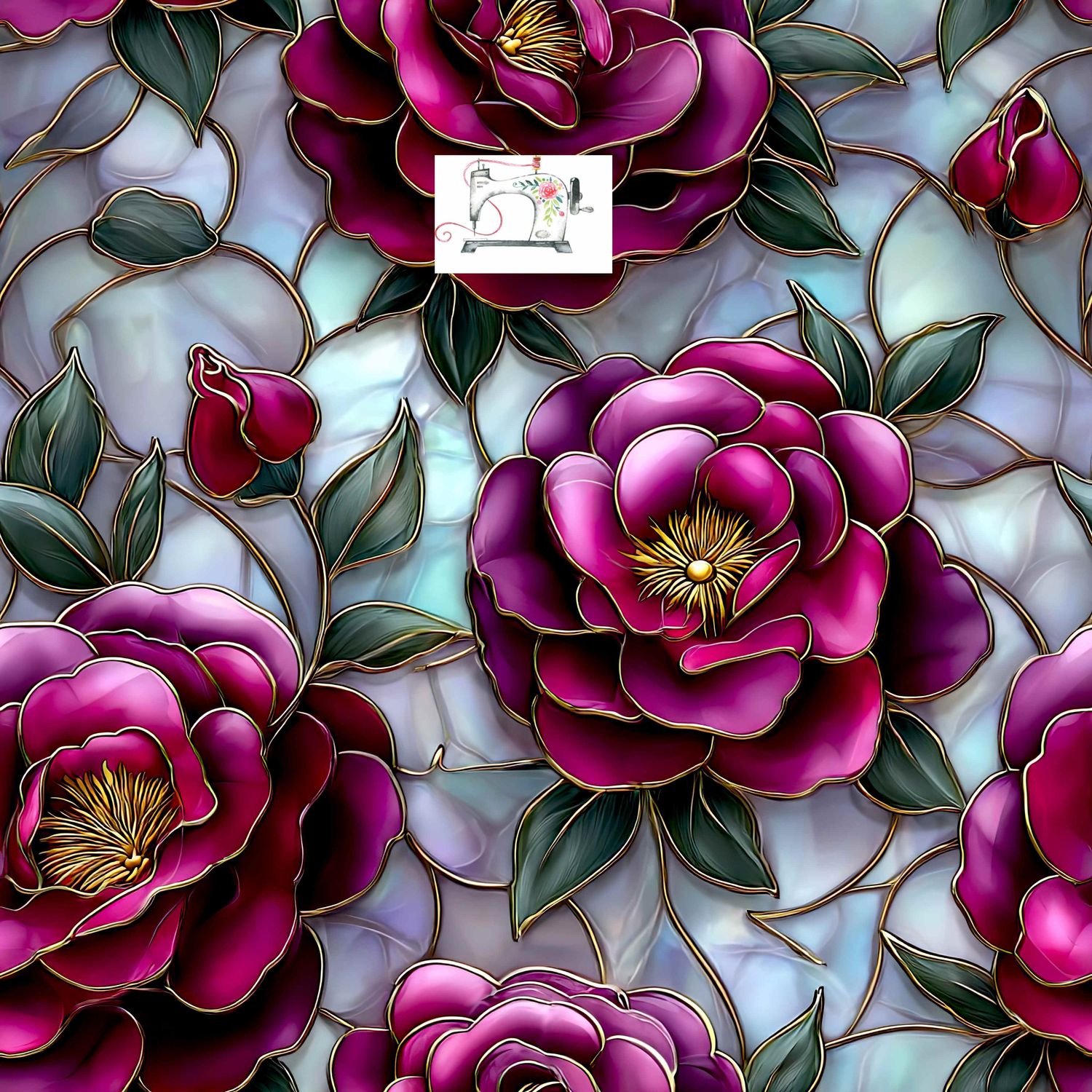 FLEUR VITRAIL 1