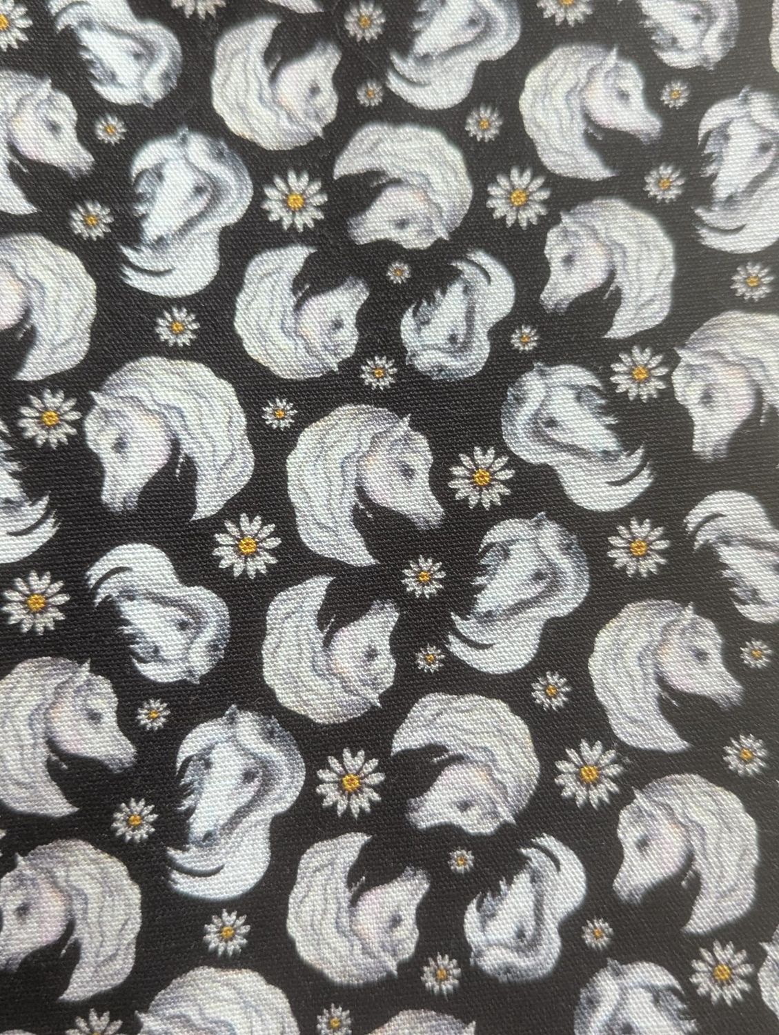 CHEVAUX FLEURS 52 CM (RÉGULIER) MOTIF 1 PO.