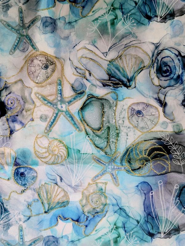 COQUILLAGE 1M  MOTIF 3 PO