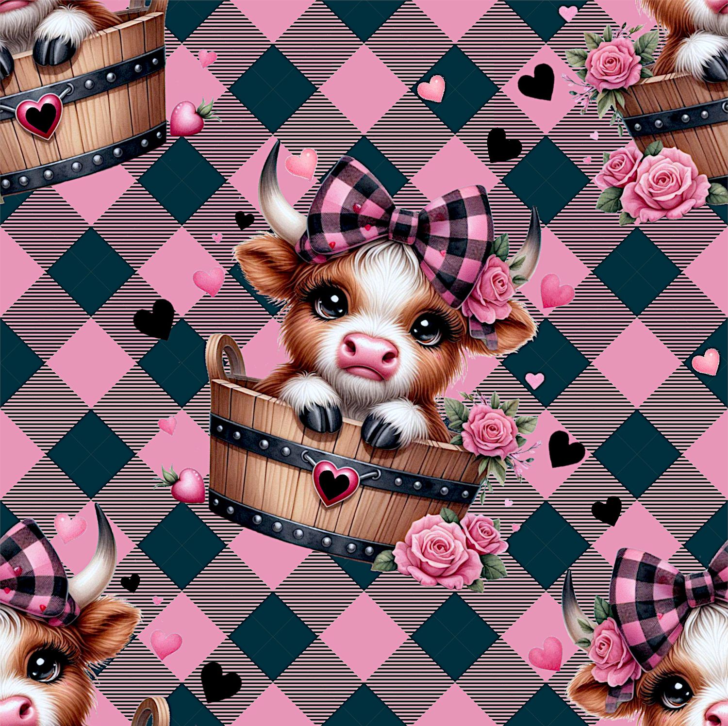 VACHES CARREAUX