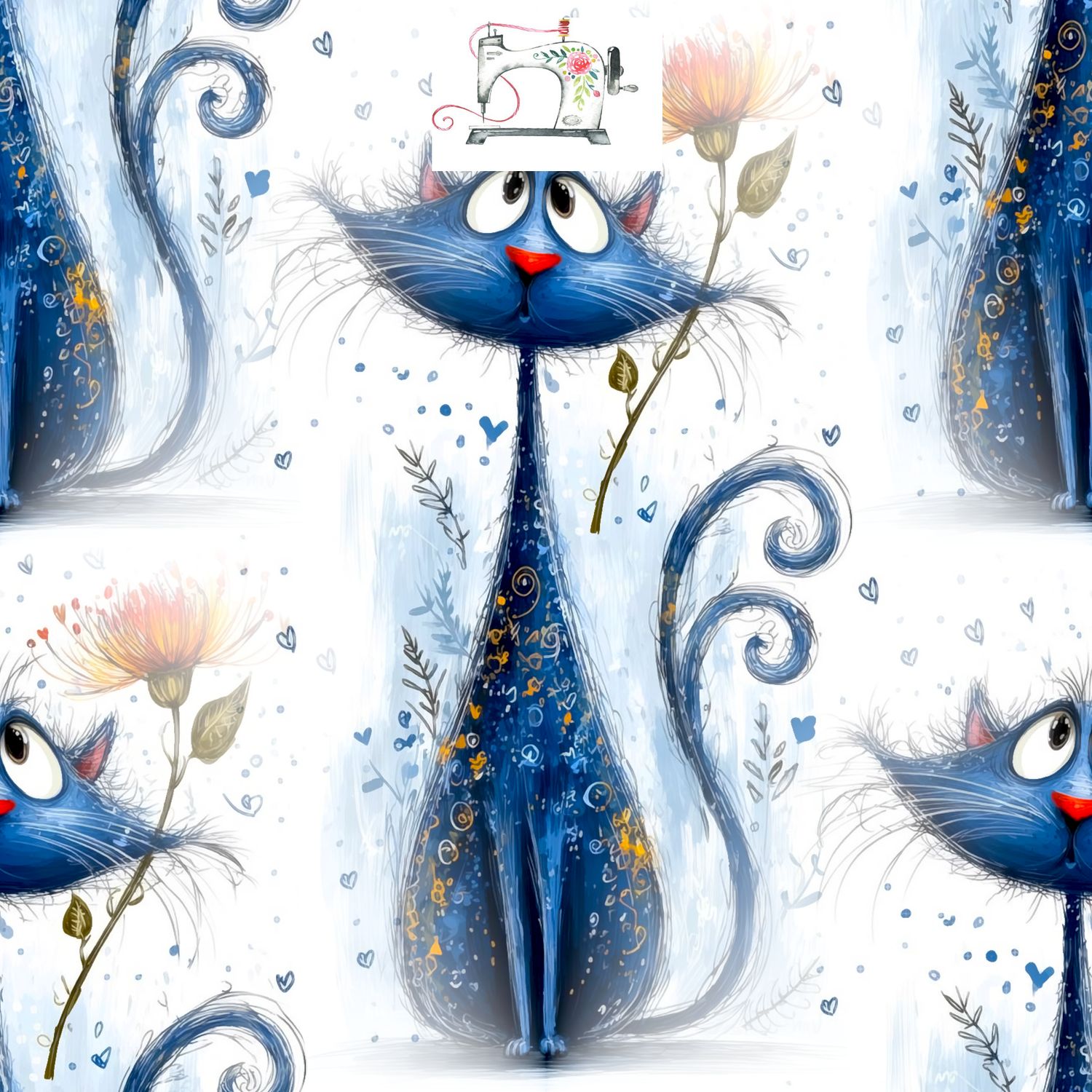 CHAT BLEU(EXCLUSIF)