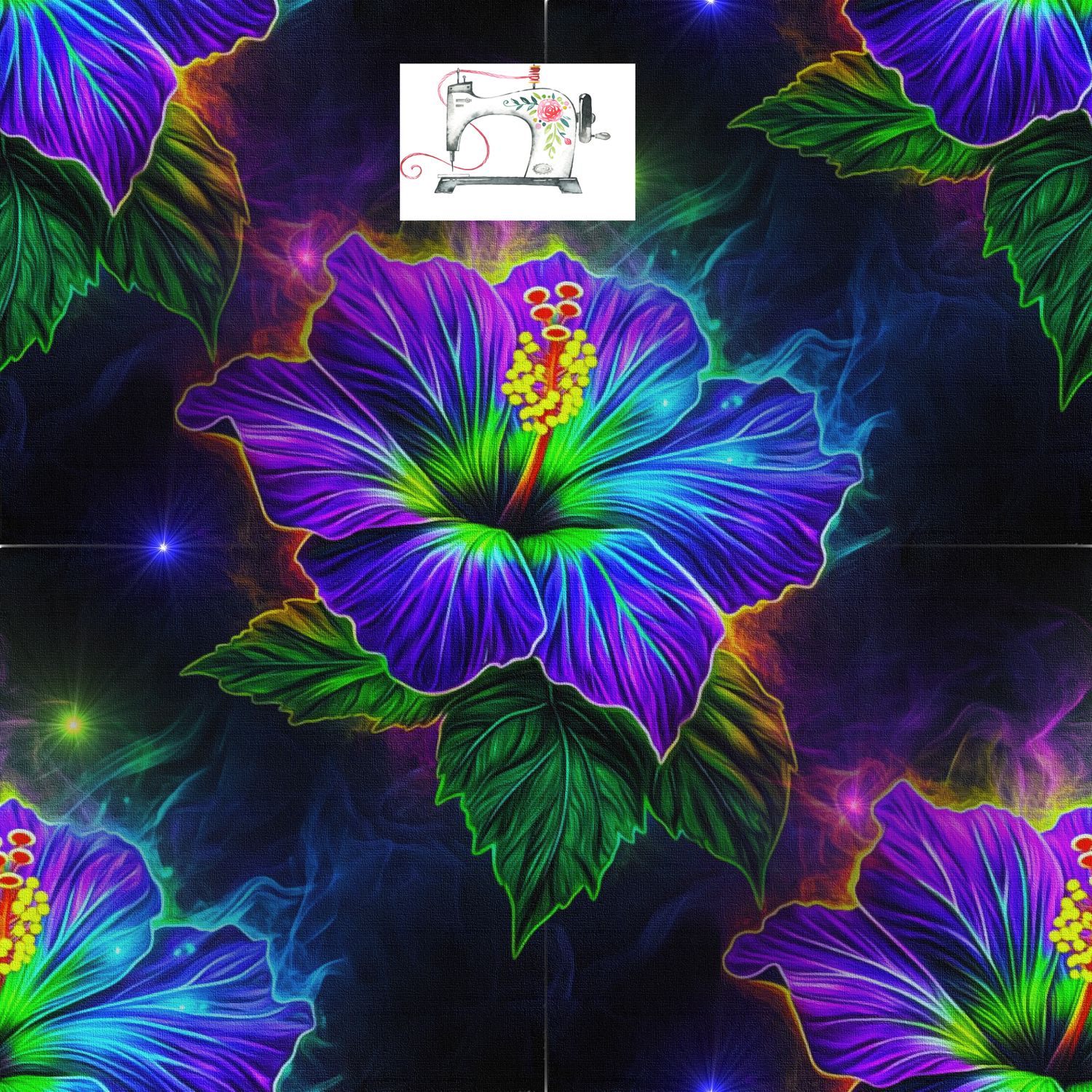 HIBISCUS COULEURS (EXCLUSIF)(PANNEAU DISPO)
