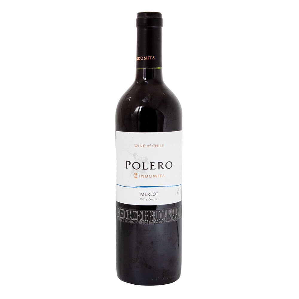 Vino tinto polero merlot 750 ml.