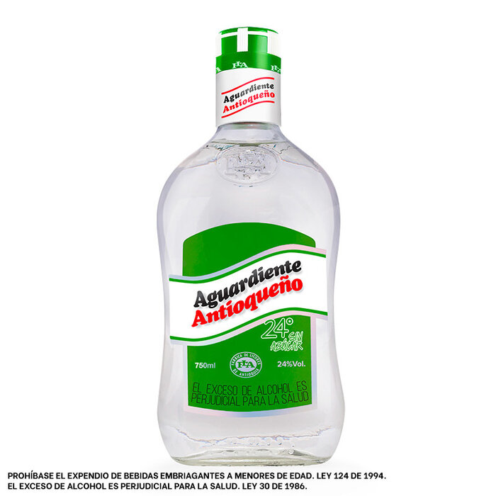 Botella aguardiente