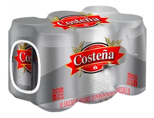 Costeña gris  lata x 24 und