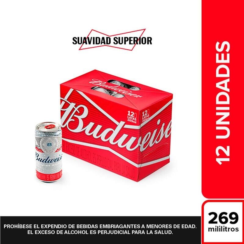 Budweiser lata x  6