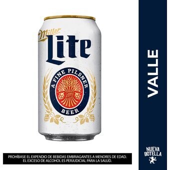 Miller lite lata 330 cc x24 und