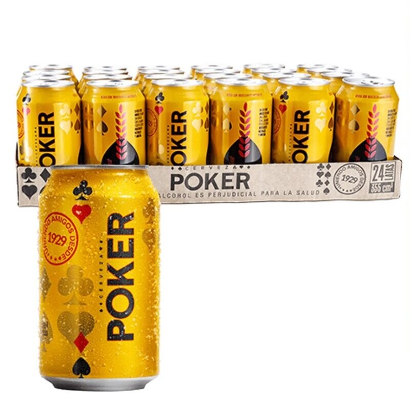 Poker lata 355 ml x 24und