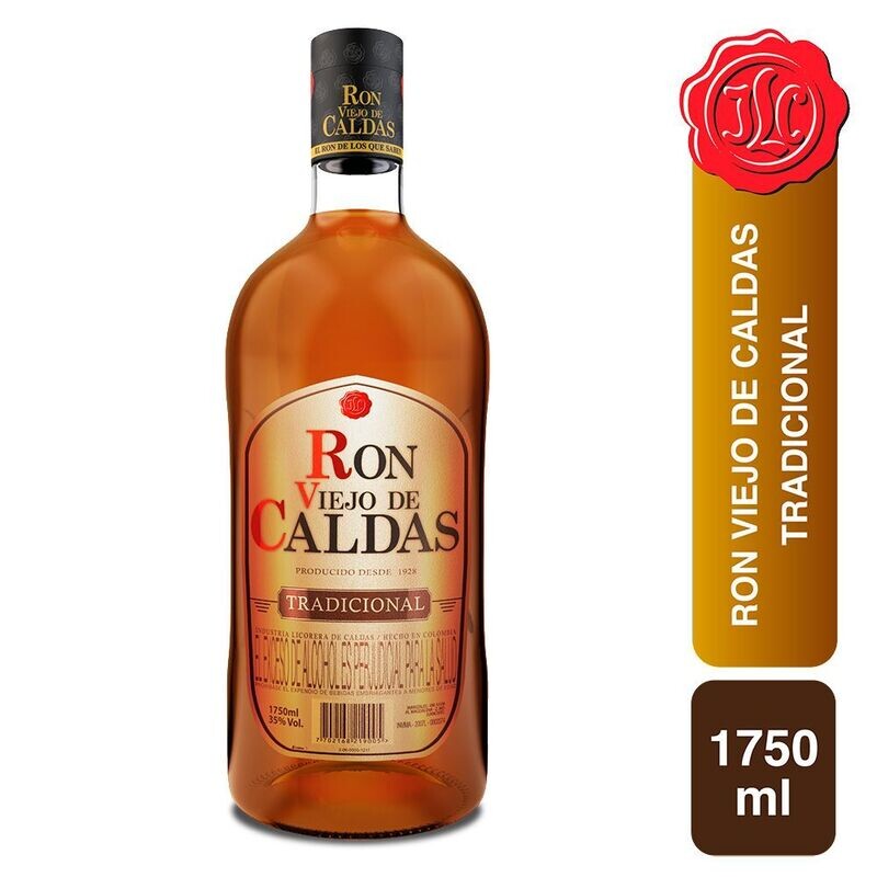 Ron caldas garrafa