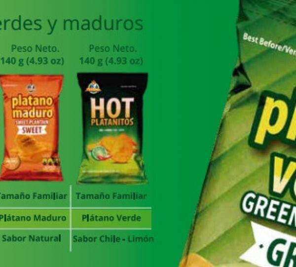 Platano verde 70g