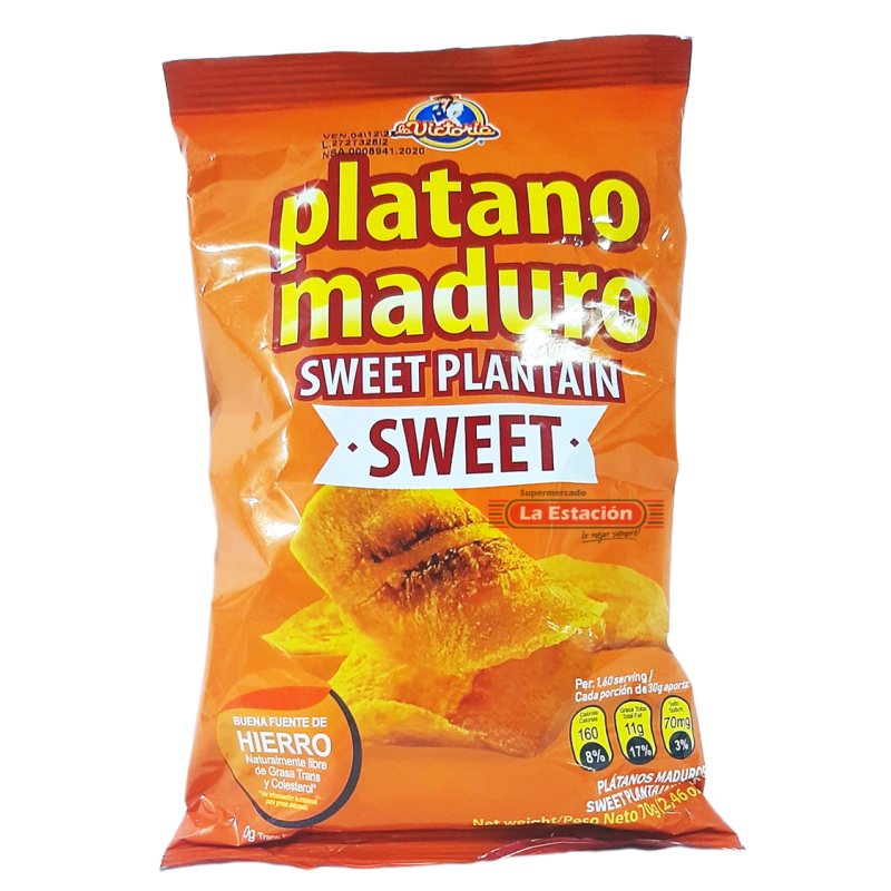 Platanos maduros sweet 70g x und