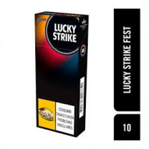 Cigarrillo lucky caja x 10 und