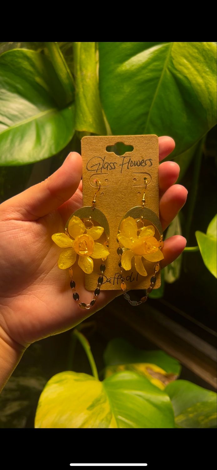 Glass Flowers : Daffodil Style C