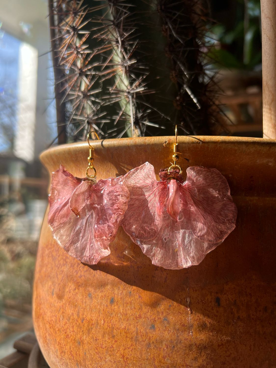 Glass Flowers : Pink Pea Flower