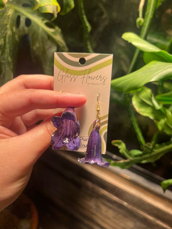 Dark Purple Foxgloves