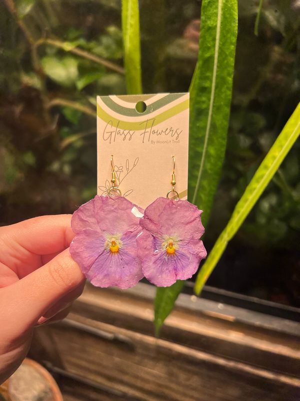 Light Purple Pansies