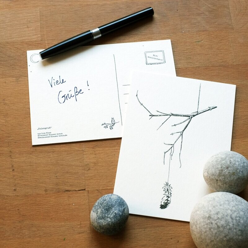 Postkarte "Eulengruß"