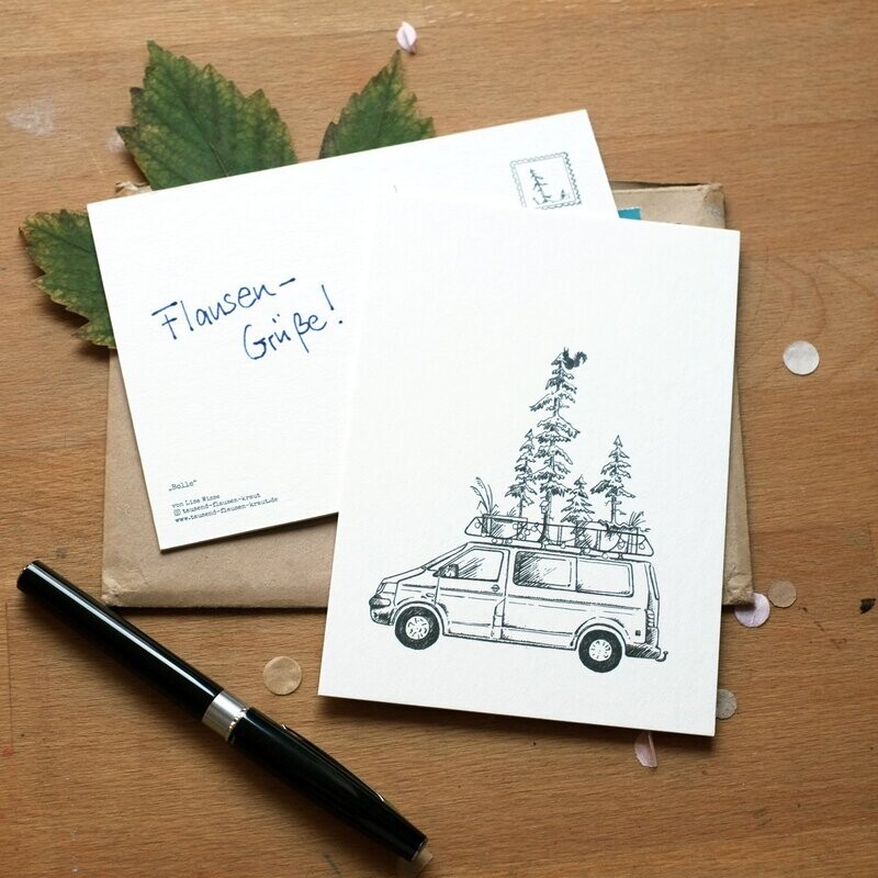Postkarte "Bolle"