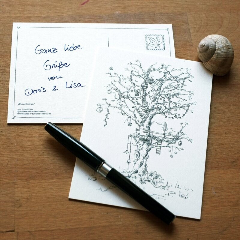 Postkarte "Fluchtbaum"