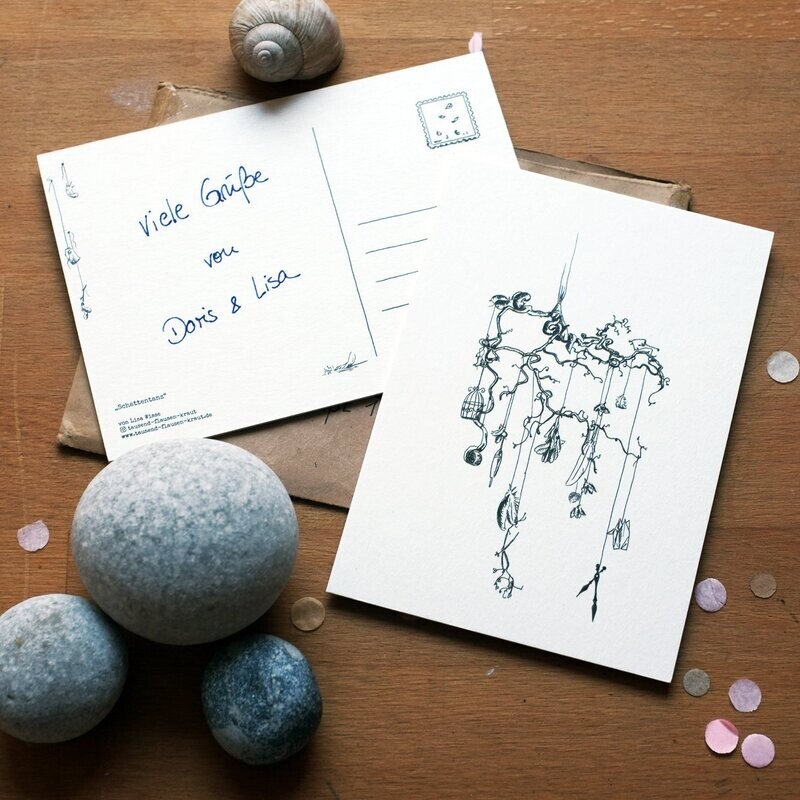 Postkarte "Schattentanz"