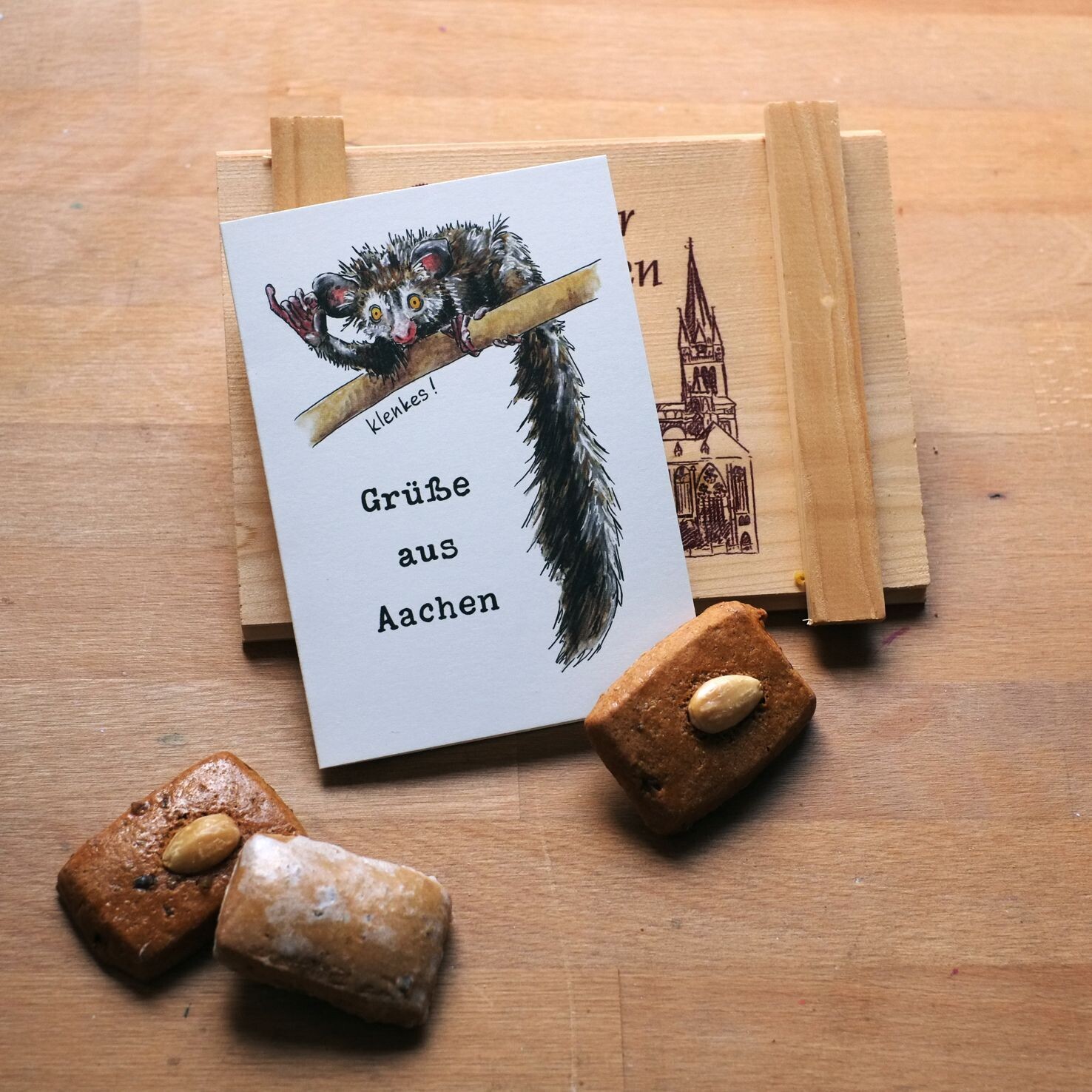 Grußkarte "Klenkes-Gruß aus Aachen"