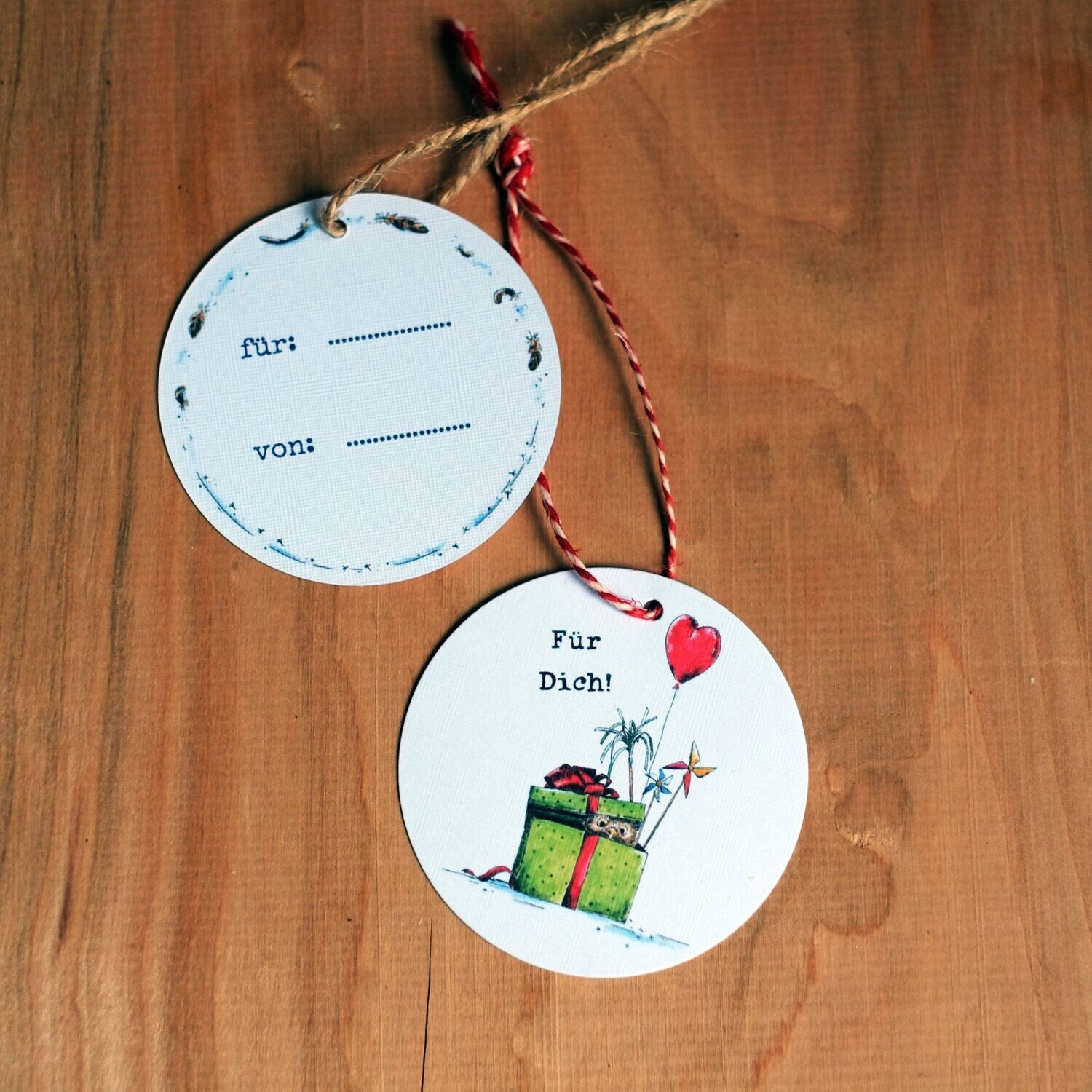 Geschenkanhänger "Kistenkauz"