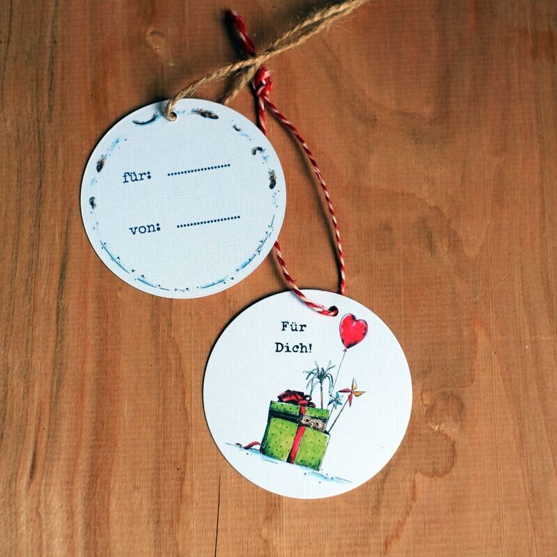 Geschenkanhänger "Kistenkauz"