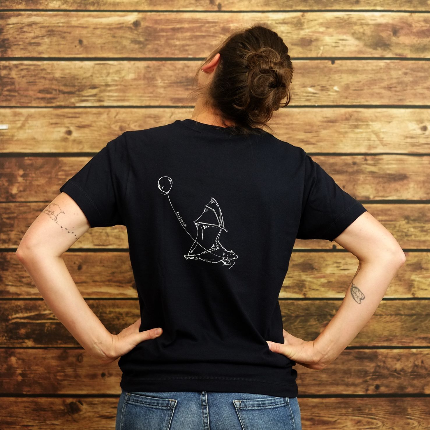 Unisex Classic Fit T-Shirt "Freigeist" Navy