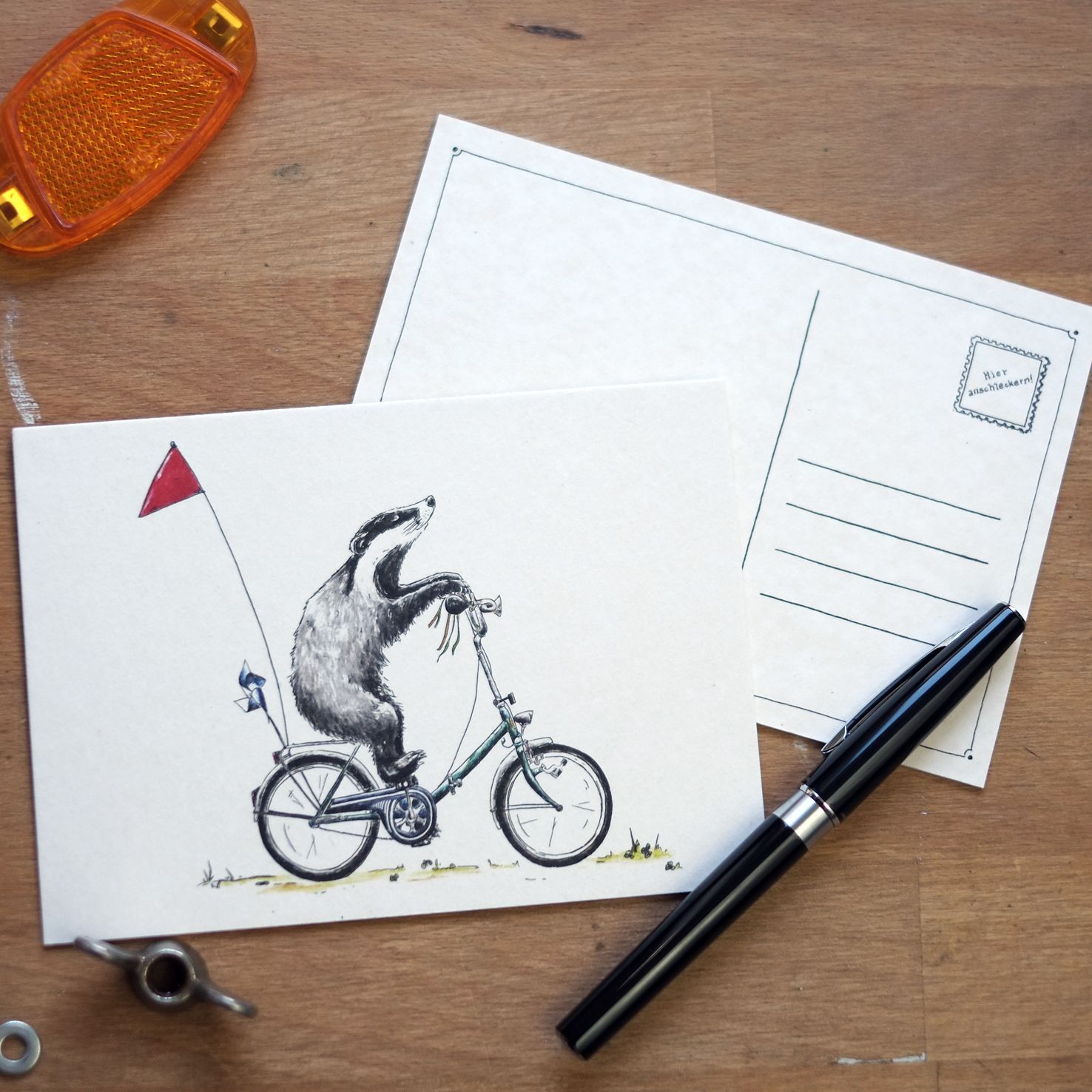 Postkarte "Bonanza-Dachs"