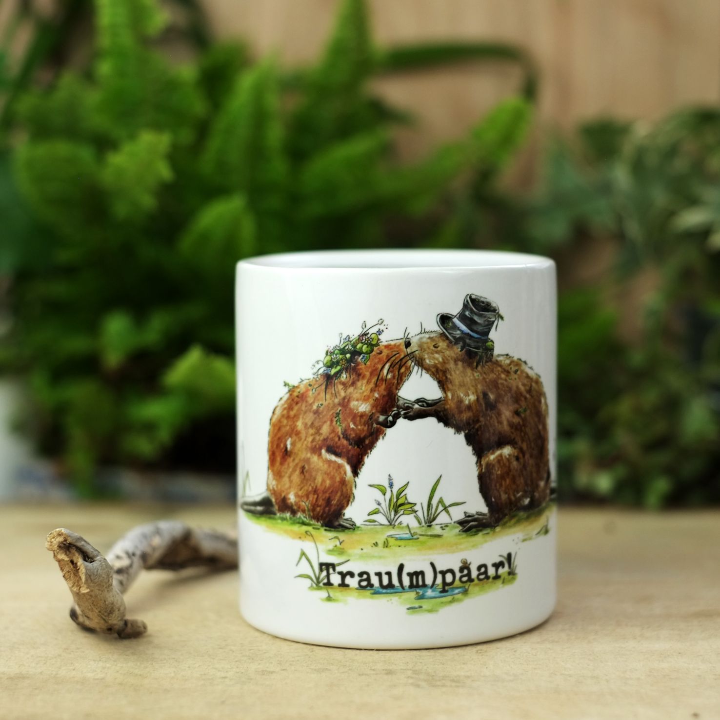 Spardose "Biberhochzeit 1"