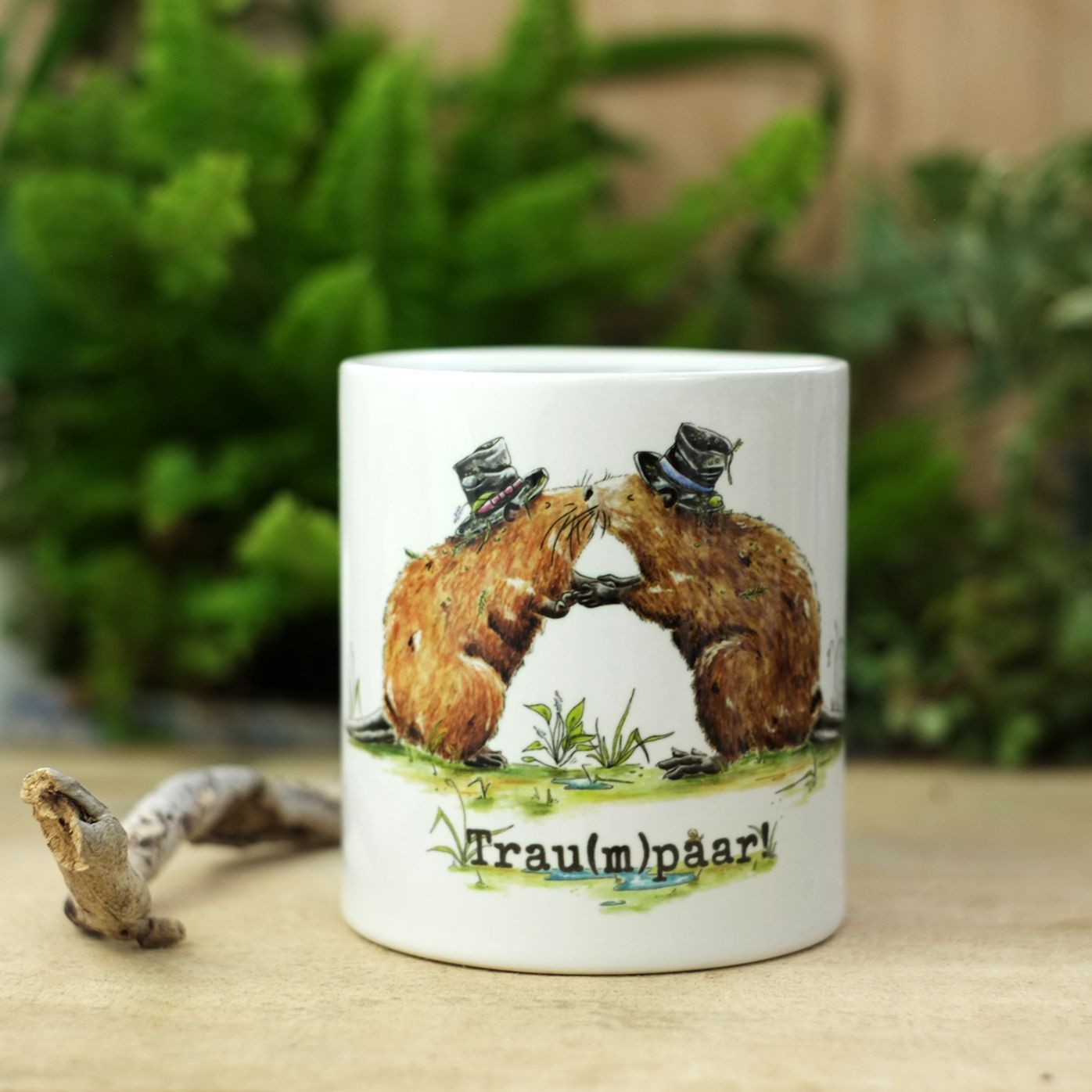 Spardose "Biberhochzeit 2"