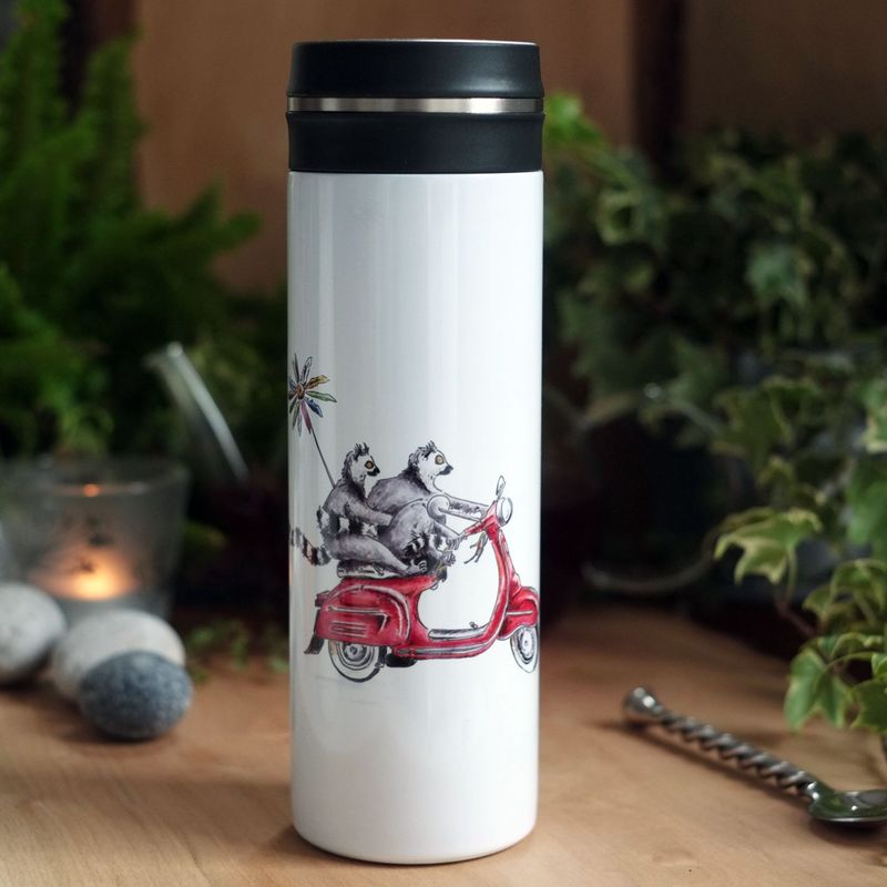 Edelstahl-Thermosflasche Edelstahl-Thermosflasche "Kattaausflug"