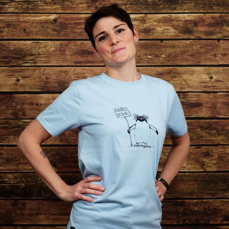 Unisex Organic T-Shirt Unisex Organic T-Shirt "Einzelstück" Light Blue