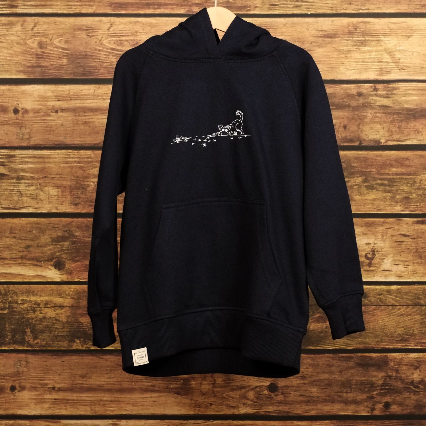 Kinderhoodie Kinderhoodie "Hund" Navy