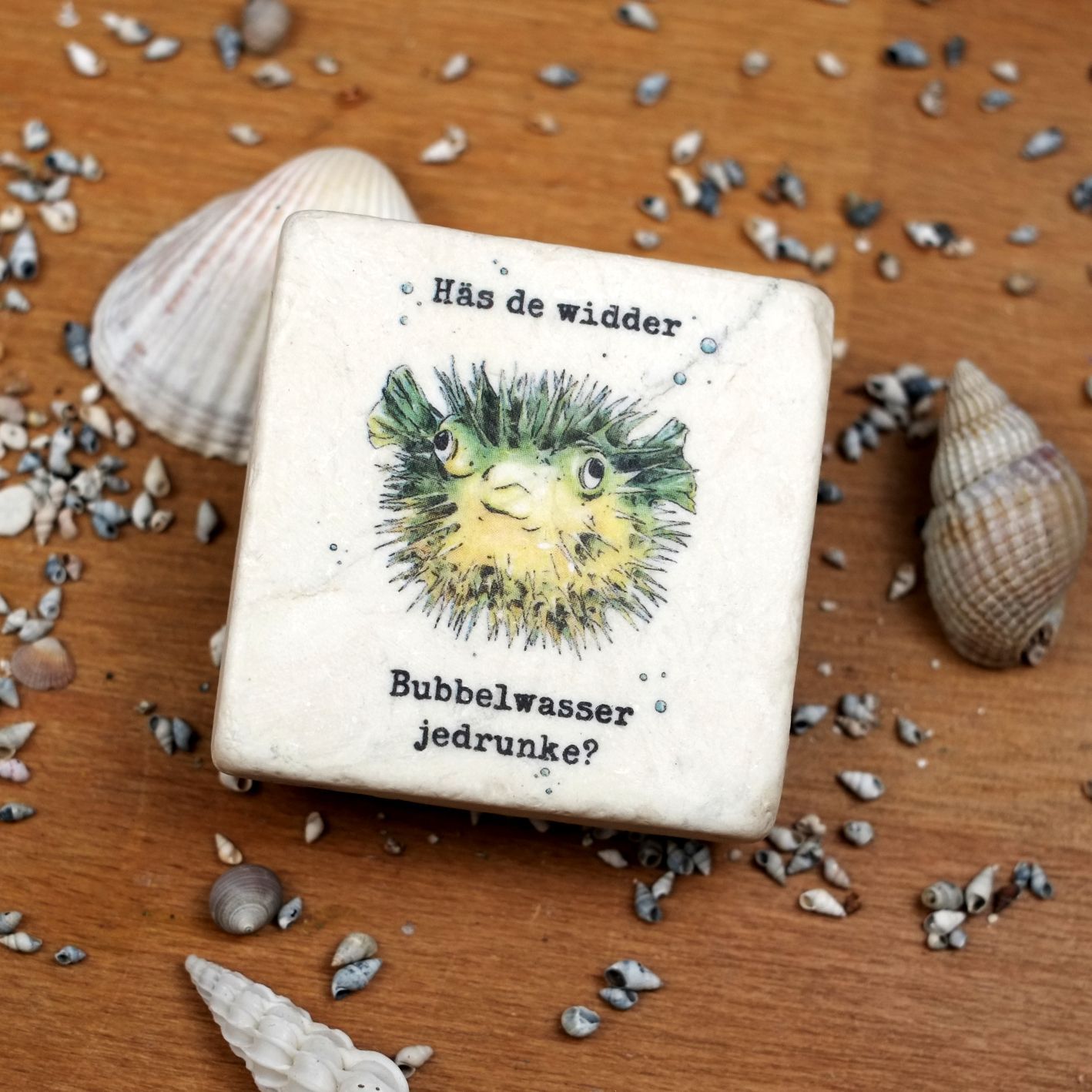 Magnet Magnet "Bubbelwasserfisch" aus der Serie "Kölsche Fische"