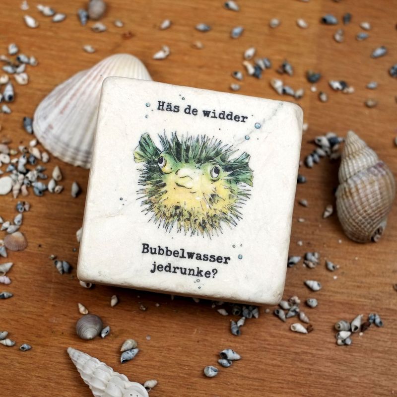 Magnet Magnet "Bubbelwasserfisch" aus der Serie "Kölsche Fische"