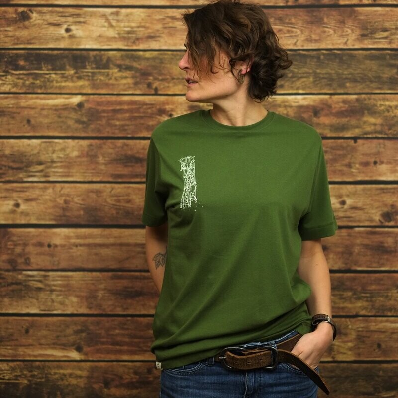 Unisex T-Shirt Classic Fit Unisex T-Shirt Classic Fit "Ausguck" Forest Green