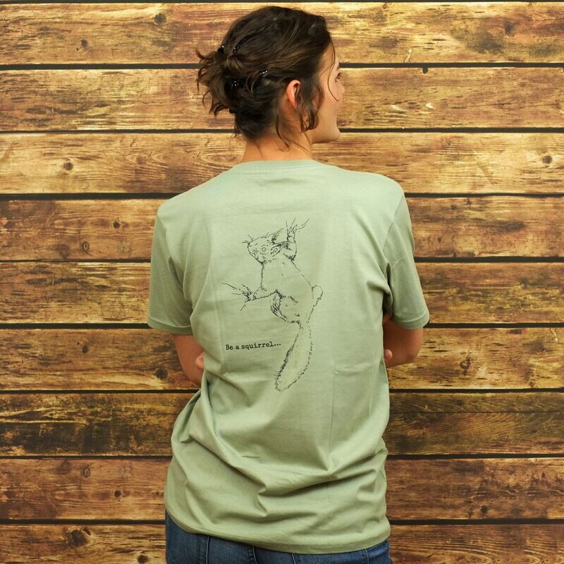 Unisex Organic T-Shirt Unisex Organic T-Shirt "Eichhörnchen" Pistacchio Green