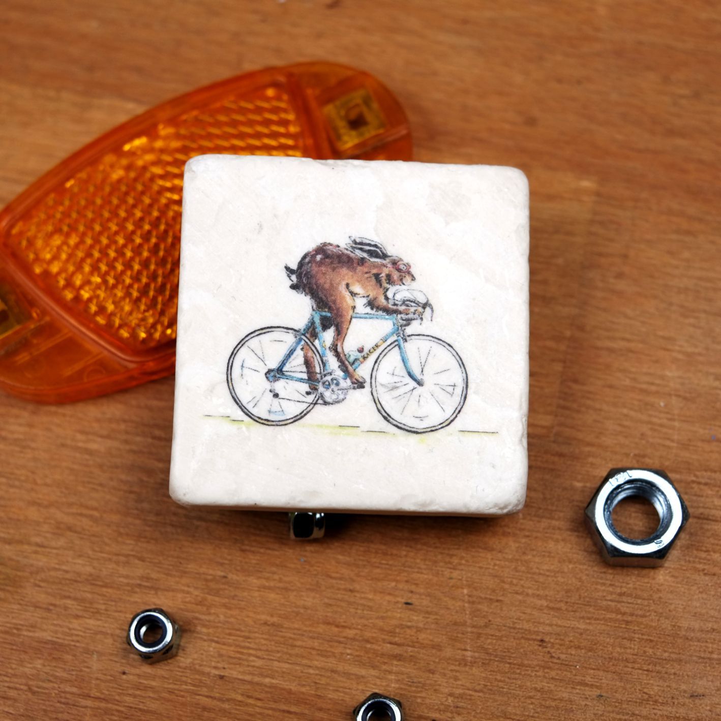 Magnet Magnet "Rennrad-Rammler" aus der Serie "Radtypen"