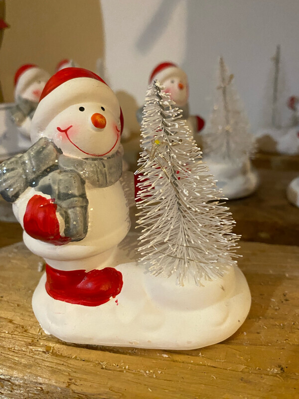 Bonhomme de neige à led