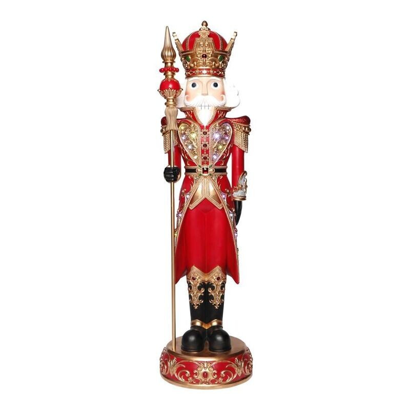 Casse noisette 153cm rouge et or