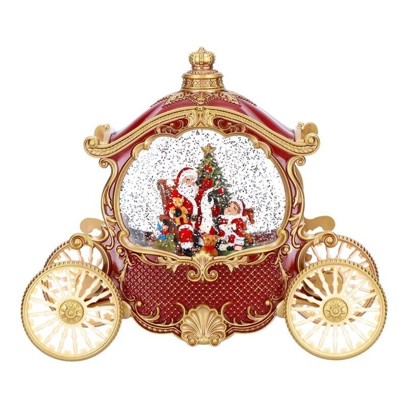 Carrosse avec son père noël