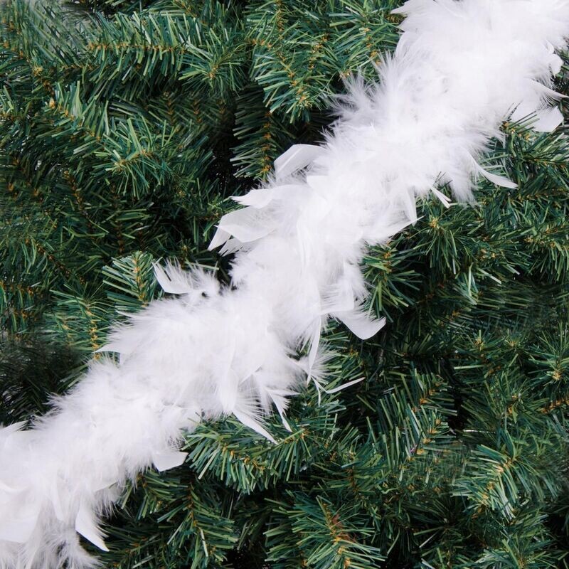 Guirlande plumes de noel