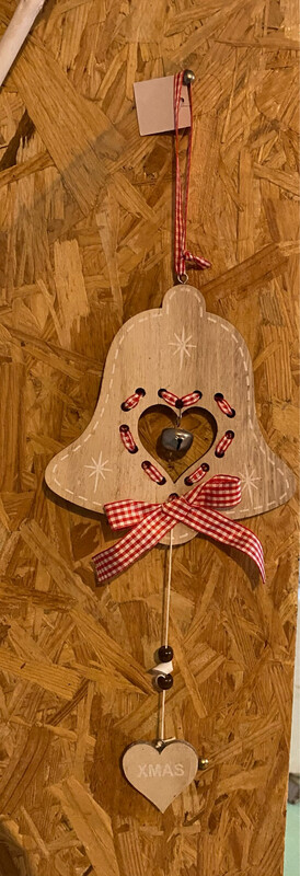 Cloche en bois vichy