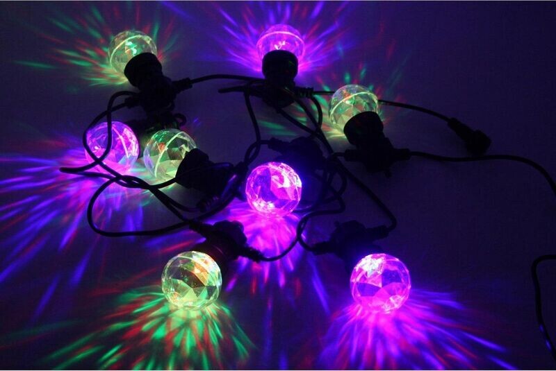 Cordon de lumière cristal