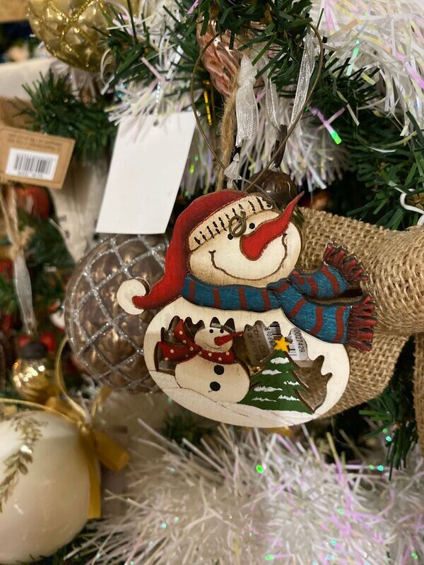 Suspension bonhomme de neige