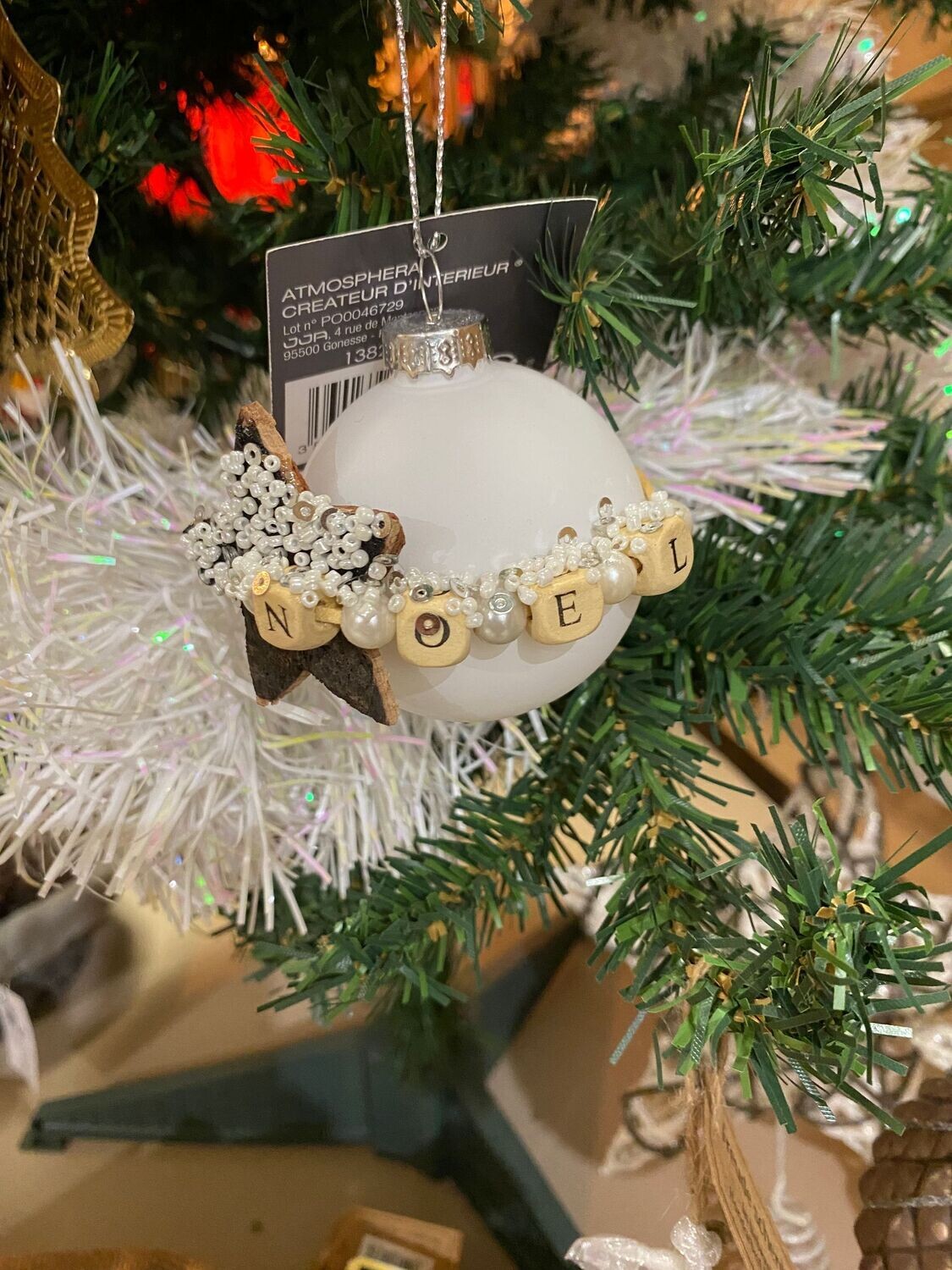 Boule de noël étoile