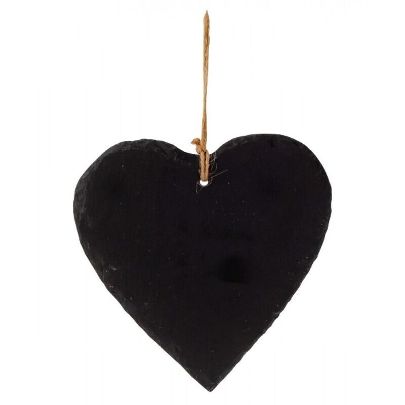 Suspension ardoise coeur
