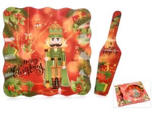 Plat et pelle à tarte casse noisette coffret cadeau